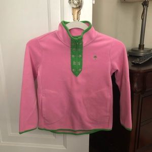 Girls quarter zip fleece